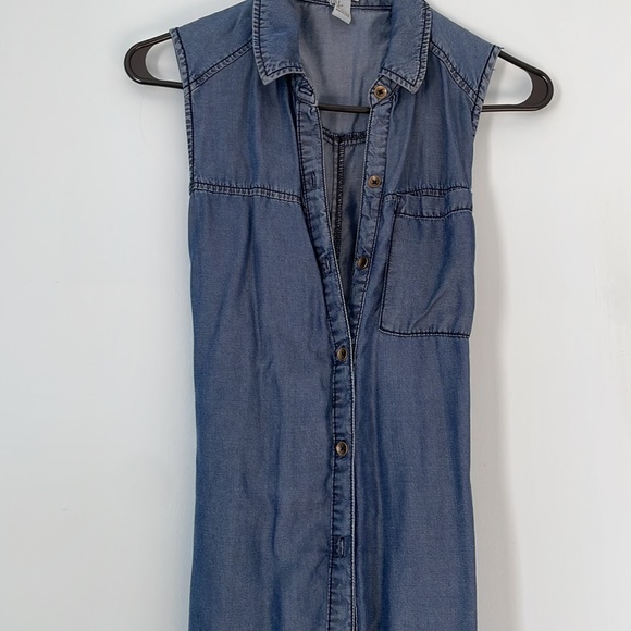 Jean shirt vest - Picture 4 of 4
